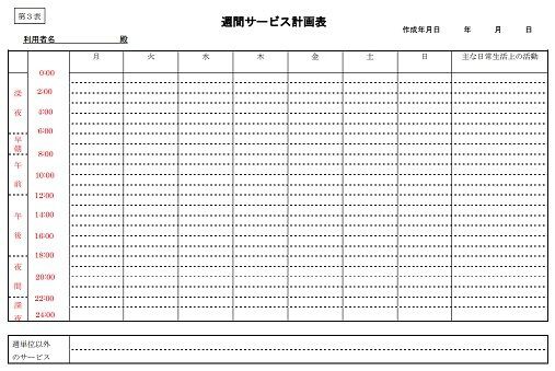 計画書標準様式の変更内容とその目的 : masaの介護福祉情報裏板