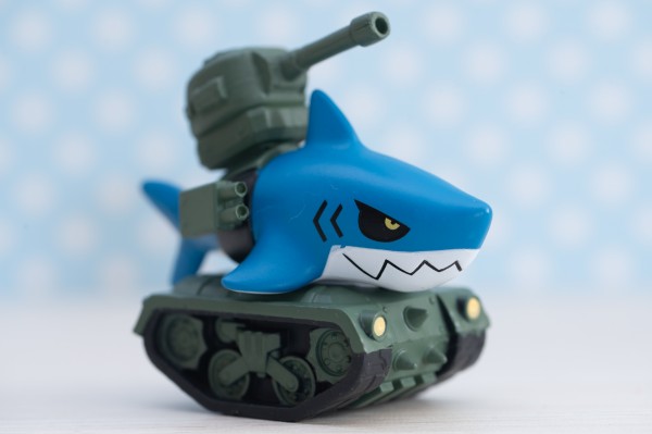 レビュー】機動物2 タンクシャーク(ブルー)&ドリルウルフ(グレー