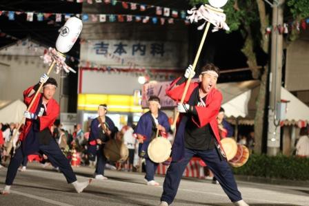 14よさこい祭り 国士舞双 のんびりと高知で