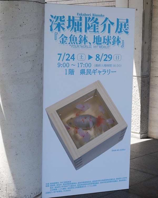 高知県立美術館「深堀隆介展 金魚鉢、地球鉢」に行った : のんびりと高知で