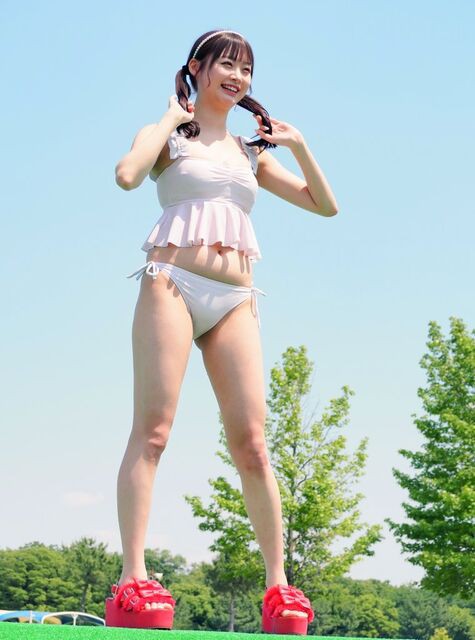 グラビアアイドルさん 撮影会でお腹ぽっこりがバレてしまう 画像あり Mashlife通信