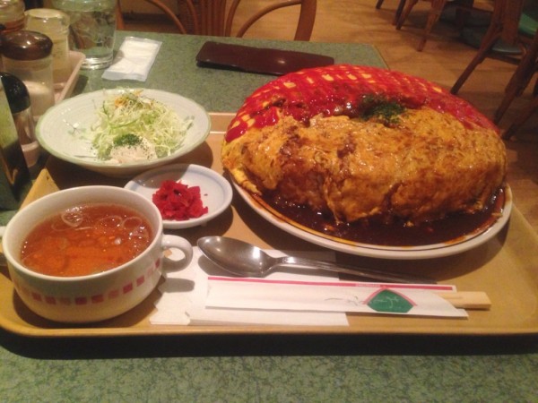 洋食亭 寅安 特製オムライス特盛 日和 ましまし日和 美味いもん巡り