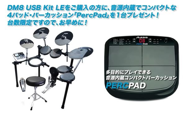 最高級 ALESIS DM8 USB KIT LIGHT 電子ドラム 打楽器