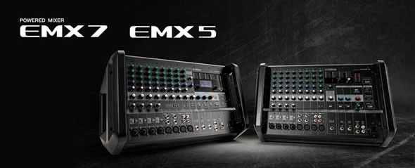 様々な用途に対応できるボックス型パワードミキサーYAMAHA「EMX5 様々な用途に対応できるボックス型パワードミキサーYAMAHA「EMX5