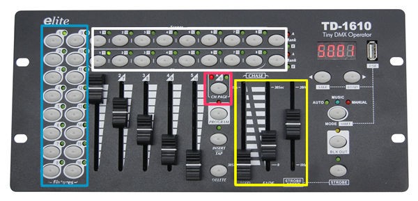 照明コントローラー通常価格¥30,800　小型DMXコントローラー＿TD1610＿未使用