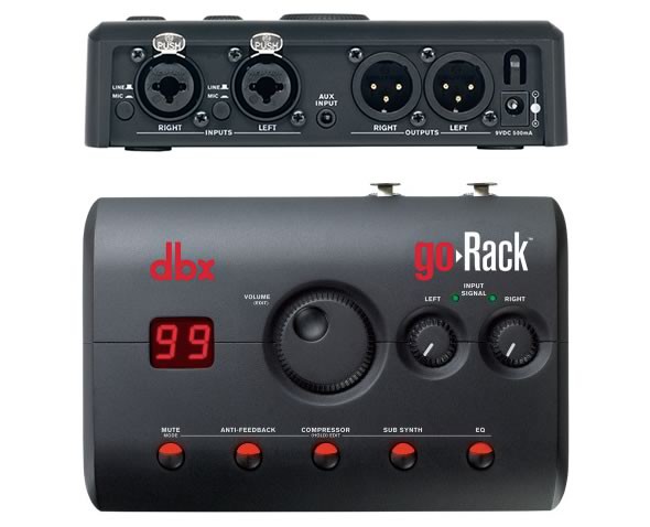 dbx プロセッサー内蔵小型ミキサー goRack-