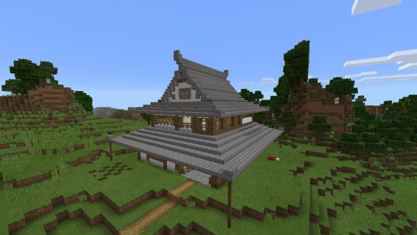 Mcpe 建物紹介 4 コツコツまいくら開拓記