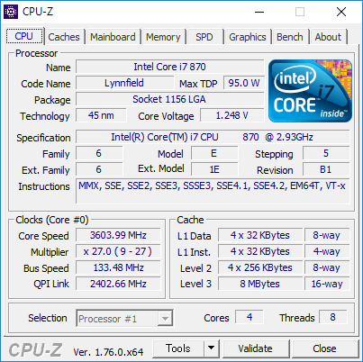 Intel Core i7-870でNehalemのパフォーマンスを振り返る : Blogな