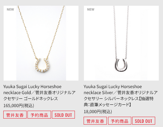 菅井友香 Lucky Horseshoe シルバーネックレス 2025年最新】菅井友香 ネックレスの人気アイテム - メルカリ