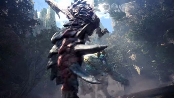 Mhwアイスボーン 新マップらしき場所でジンオウガ リオレウス ディアブロスの三つ巴 生態系めちゃくちゃでもう顔面草まみれや となりのモンスター屋さん となもん モンハン ポケモン 特撮 ゲーム関連ブログ