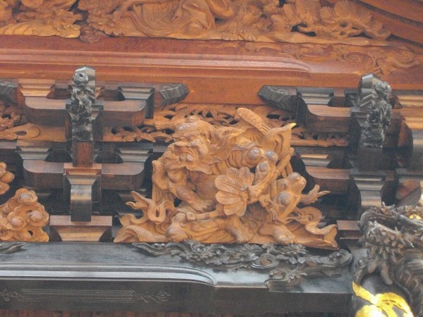 山車紹介【半田市 乙川 南山 八幡車①】 : 神社前2F特設祭事場