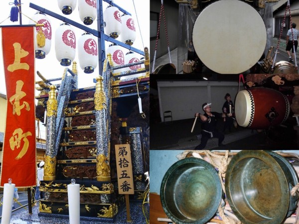 石取祭の特殊性① : 神社前2F特設祭事場 石取祭の特殊性① : 神社前2F特設祭事場