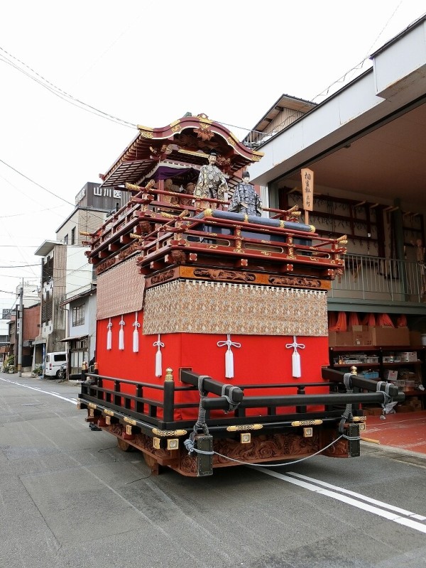22 大垣市 大垣まつり⑪ : 神社前2F特設祭事場
