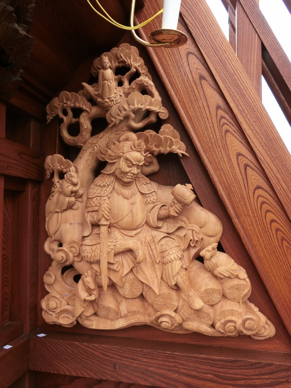 25 桑名市 赤須賀蛭子町 石取祭車彫刻新調（清祓式②） : 神社前2F特設