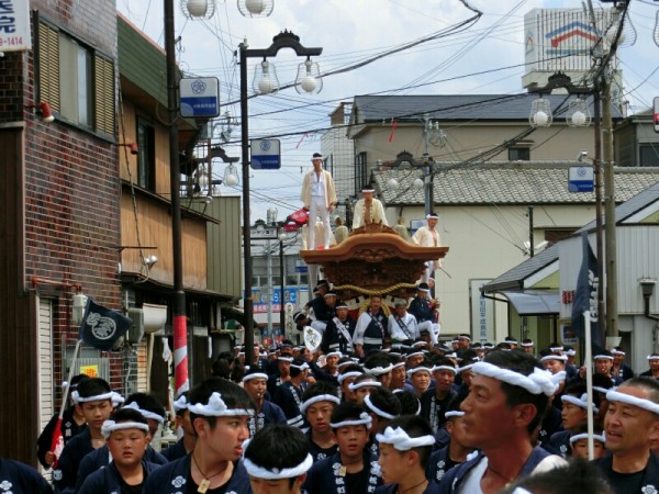 岸和田市 だんじり祭り（春木地区④～旧市地区①） : 神社前2F