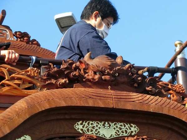 管理人が勉強中！ 知多型山車とは？② : 神社前2F特設祭事場
