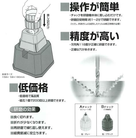 ニシガキ ドリ研 ドリル研磨機【リライズ野田愛宕店】【店頭取引限定】【中古】管理番号：