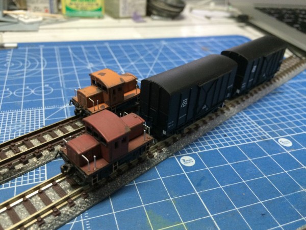 ワールド工芸の貨車移動機(半キャブ)を作ってみた(2)：完成しました