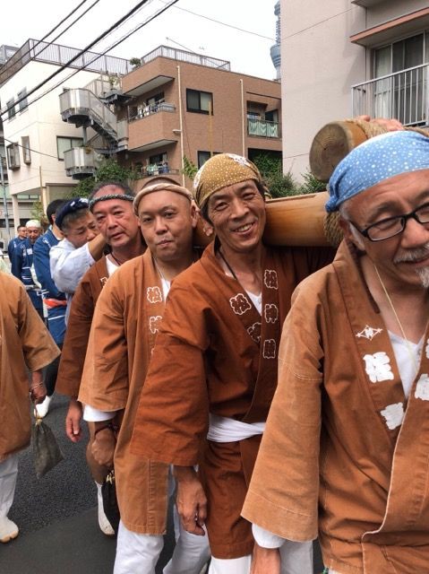 始まりました 本所三丁目町会神輿 どっこい 松神睦
