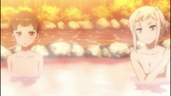 アニメ メルヘン メドヘン 4話で女の子たちが温泉でエロい全裸姿バトルするシーン チラシの裏でゲーム鈍報