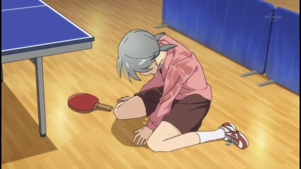 卓球スパッツ　エロ アニメ『灼熱の卓球娘』1話で女の子が汗だくの濡れ透けでエロい ...