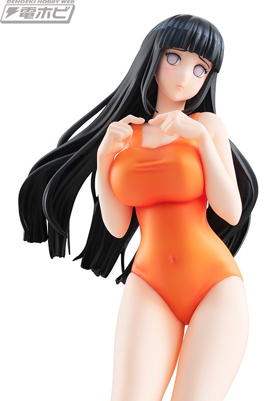 Naruto ナルト 日向ヒナタのおっぱいがムチムチでエロい水着姿のエロフィギュア チラシの裏でゲーム鈍報