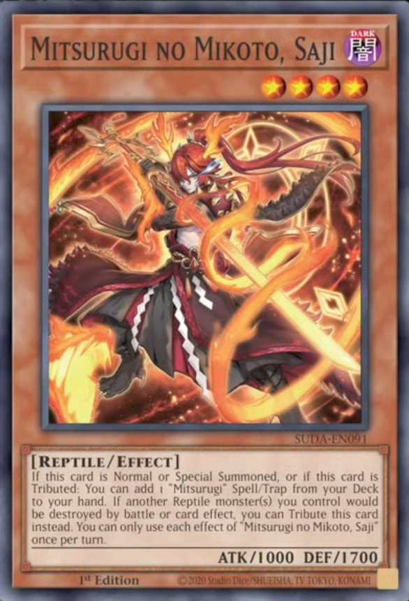 遊戯王TCGフラゲ】海外のSUDAに『Ame no Murakumo no Mitsurugi