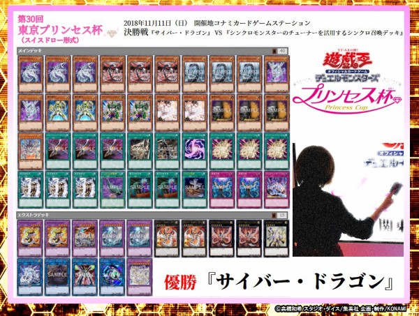 遊戯王大会結果 第30回東京プリンセス杯優勝の サイバー ドラゴン と準優勝の シンクロモンスターのチューナーを活用するシンクロ召喚デッキ の デッキレシピ公開 スターライト速報 遊戯王ocg情報まとめ