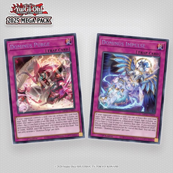ドミナス インパルス パージ 遊戯王TCG情報】海外の2025 Mega-Packに「ドミナス・パージ