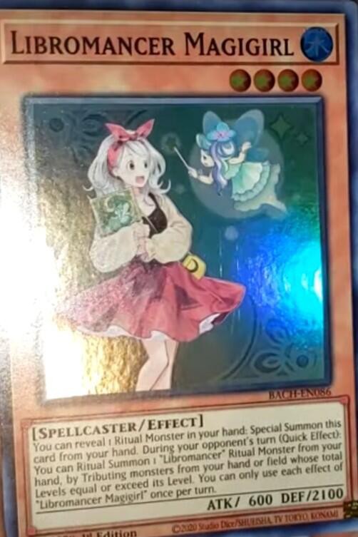 遊戯王TCGフラゲ】海外のBACHに『Libromancer Magigirl 遊戯王TCGフラゲ】海外のBACHに『Libromancer Magigirl