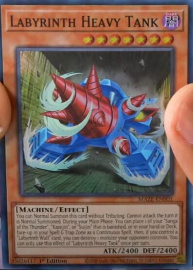 遊戯王TCGフラゲ】海外のMaze of Memoriesに『Labyrinth Heavy 遊戯王TCGフラゲ】海外のMaze of Memoriesに『Labyrinth Heavy