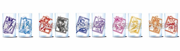 グラスセット 遊戯王20th展 イベント記念商品 未使用品　全10種未使用保存品 グラスセット 遊戯王20th展 イベント記念商品 未使用品 全10種未使用