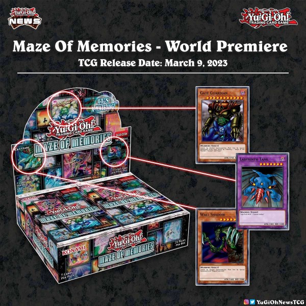 遊戯王TCGフラゲ】海外で「Maze of Memories」が発売決定