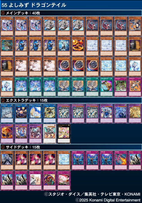 遊戯王大会結果】第10回山形145CS with シーガル 個人戦 優勝は