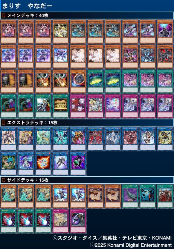 遊戯王大会結果】第25回ダクロCS〜2nd anniversary〜 個人戦