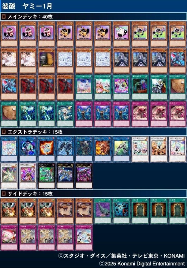 遊戯王大会結果】テテ杯 個人戦 優勝は【ヤミー】！ ※新制限適用