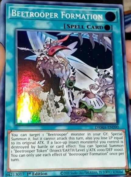 遊戯王　まとめ 遊戯王TCGフラゲ】海外のDAMAに『Beetrooper Sting Lancer