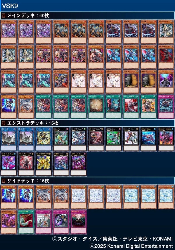 K9VS デッキ 遊戯王 予選突破 優勝 遊戯王大会結果】哲会 チーム戦 優勝は【K9VS】【K9VS】【閃刀