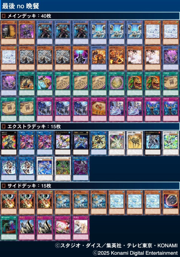 遊戯王大会結果】第29回YCCS チーム戦 優勝は【巳剣】【巳剣】【巳剣