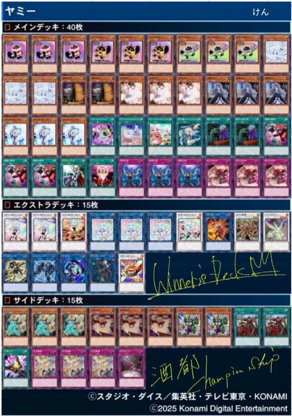遊戯王大会結果】第18回酒都CS 3rd Anniversary Final