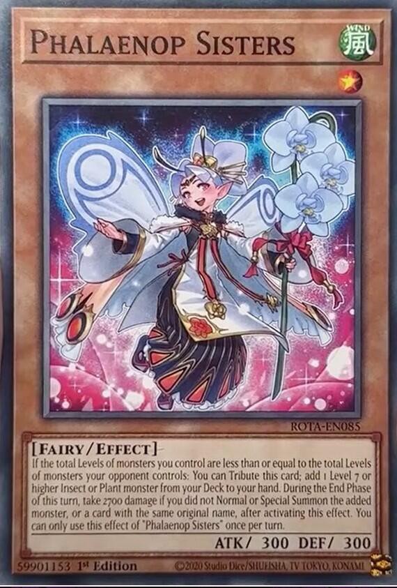 遊戯王TCGフラゲ】海外のROTAに『Phalaenop Sisters』が新規収録