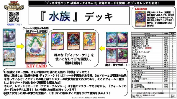 遊戯王ラッシュデュエル情報 デッキ改造パック 破滅のレクイエム デッキ体験会の 水族 獣戦士族 のデッキレシピと対戦動画公開 スターライト速報 遊戯王ocg情報まとめ
