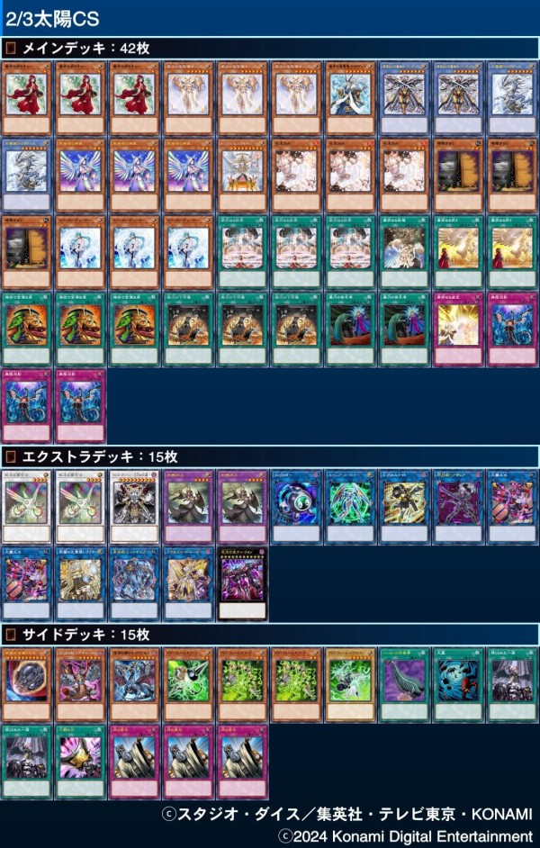 遊戯王大会結果】第258回太陽CS 個人戦 優勝は【覇王魔術師