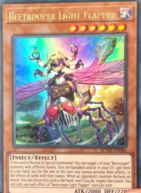 遊戯王TCGフラゲ】海外のBODEに『Beetrooper Light Flapper