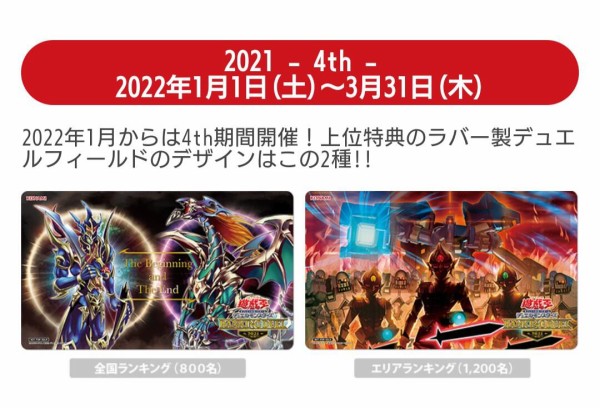 ランキングデュエル 2021 4th プレイマット - 遊戯王