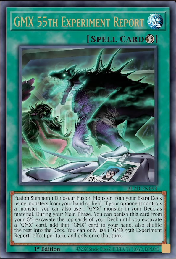 遊戯王TCG情報】海外のBLZDに『GMX-COMPREX』、『Evolved Daneen
