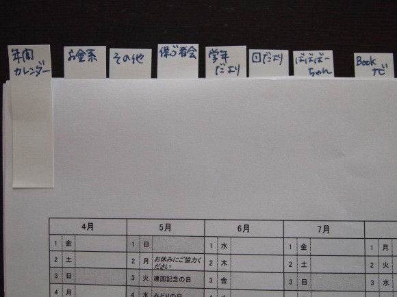 面倒な書類 昨年度整理と今年度の保管書類の初期設定 丁寧な暮らしのルール 収納 料理 インテリア ときどき双子 旧 Maydays