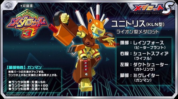 ▷ メダロットS【ユニトリス】 : オタクのサブカルデッキ