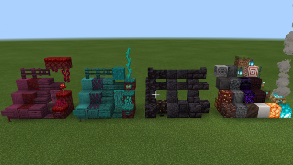 1 16用備忘録 マイクラbe 和風なテクスチャの尻叩き用