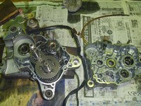 TZR50R エンジン　分解状態 YAMAHA TZR50R エンジン 分解状態 TZR復活期⑧ エンジン入手と